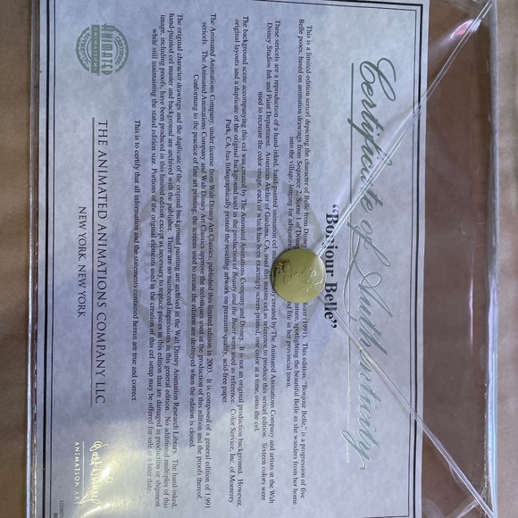 DISNEYS BEAUTY & THE BEAST LIMITED EDITION SERICEL - Picture 7 of 9